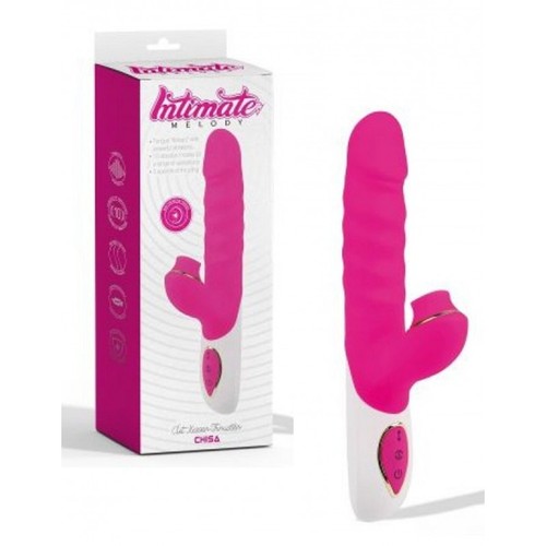 Vibratore rabbit doppio - , con